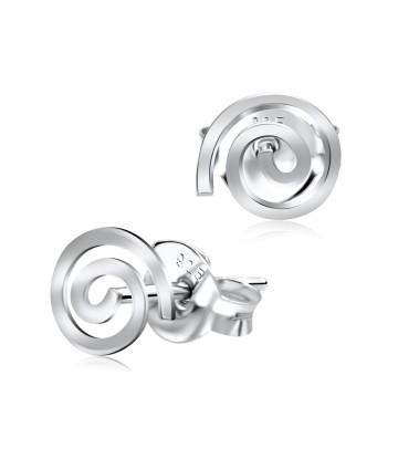 Spiral Style Silver Ear Stud STS-3308